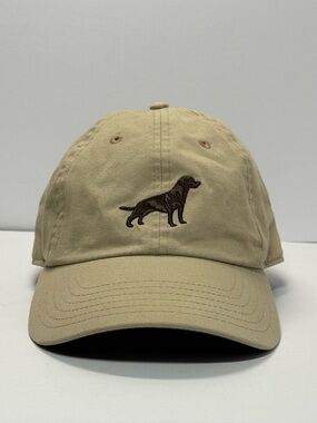 Orvis  Khaki Dog Embroidered Baseball Cap